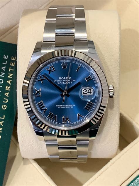 rolex datejust 41 black vs blue face|41mm rolex datejust for sale.